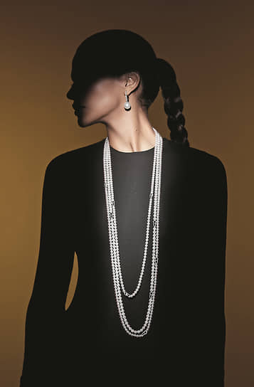 Podnebesnaya & Podnebesny, сотуары и серьги Daily Pearls, белое золото, жемчуг Южных морей, бриллианты
