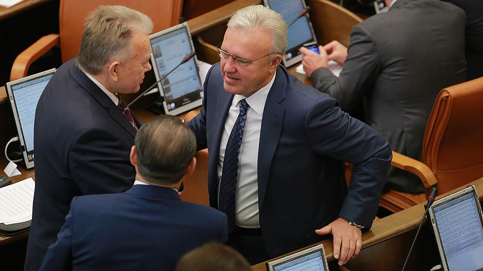 Предыдущий председатель заксобрания Красноярского края Александр Усс.