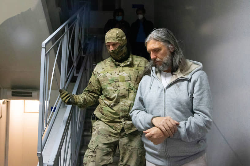 Сергей Тороп (Виссарион) на заседании Центрального районного суда Новосибирска 