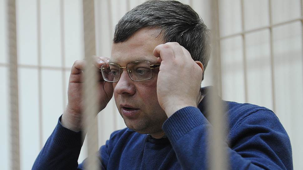 Александр Данильченко исполняющий обязанности первого заместителя губернатора Кемеровской области во время судебного заседания в Центральном районном суда города Новосибирска. 