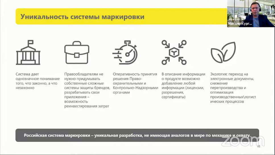Директор по защите легального оборота продукции ЦРПТ Максим Курганский