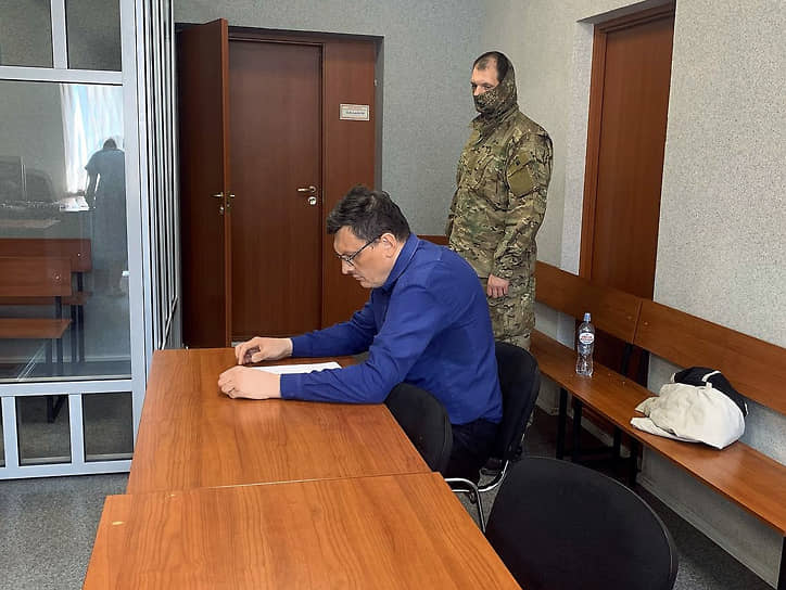 Александр Чернышев в суде.