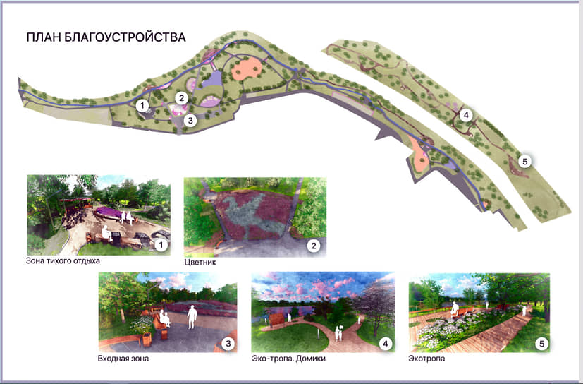 Проект Бюро «Проектные решения» по благоустройству набережных рек Охта и Оккервиль