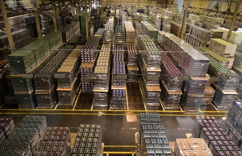 Склад готовой продукции пивоваренной компании "Балтика" 