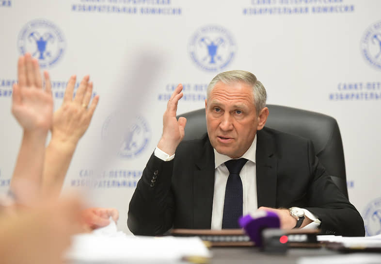 Председатель Санкт-Петербургской избирательной комиссии Виктор Миненко