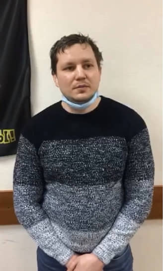 Участник несогласованного митинга в Петербурге Николай Девятый 