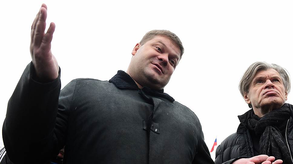 Генеральный директор ОАО "Метрострой" Николай Александров (слева)