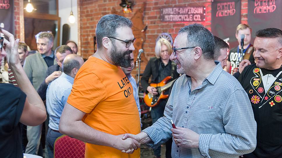 Александр Немчин, генеральный директор компании «Ринг», и Евгений Маргулис 