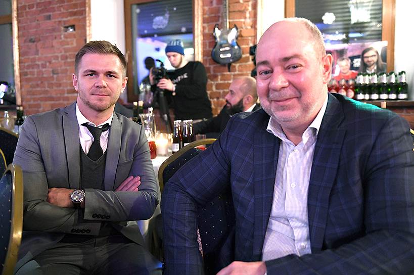 Алексей Черных, региональный представитель компании One&Only Realty (слева) и Кюри Усманов, генеральный директор благотворительного фонда «Будущее Родины» 