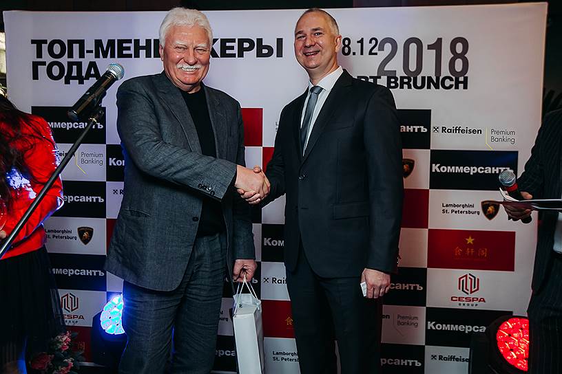 Учредитель компании «Петербургская Бронза» Андрей Сентябрев и учредитель группы компаний «Цеспа» Сергей Семенов 