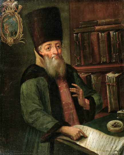 Портрет русского государственного деятеля Афанасия Ордина-Нащокина (1605–1680). Картина XIX века по более раннему рисунку 