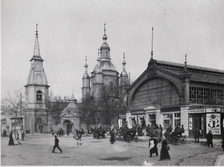Андреевская церковь на Большом проспекте Васильевского острова. 1913 г. 