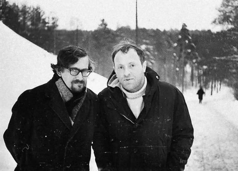 Лев Лосев и Иосиф Бродский. Келломяки (Комарово), 1971 год 