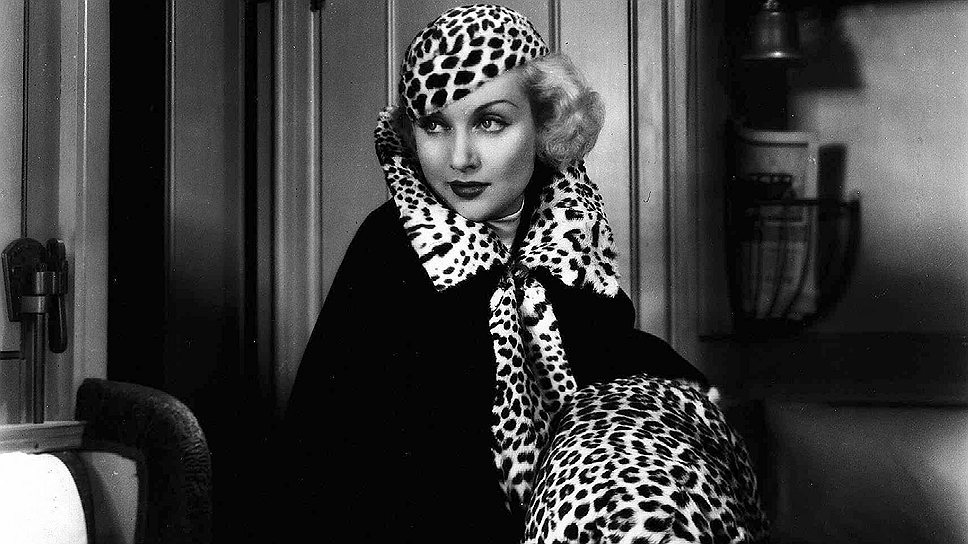 Актриса Кэрол Ломбард (Carole Lombard) в романтической комедии «Двадцатый век» (Twentieth Century), 1934 год, США