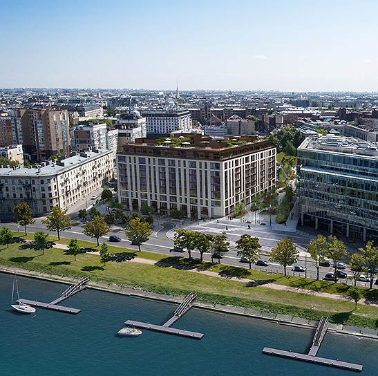Так будет выглядеть элитный клубный дом One Trinity Place на набережной Малой Невки