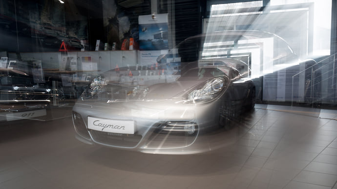 В новый год на старом Ferrari