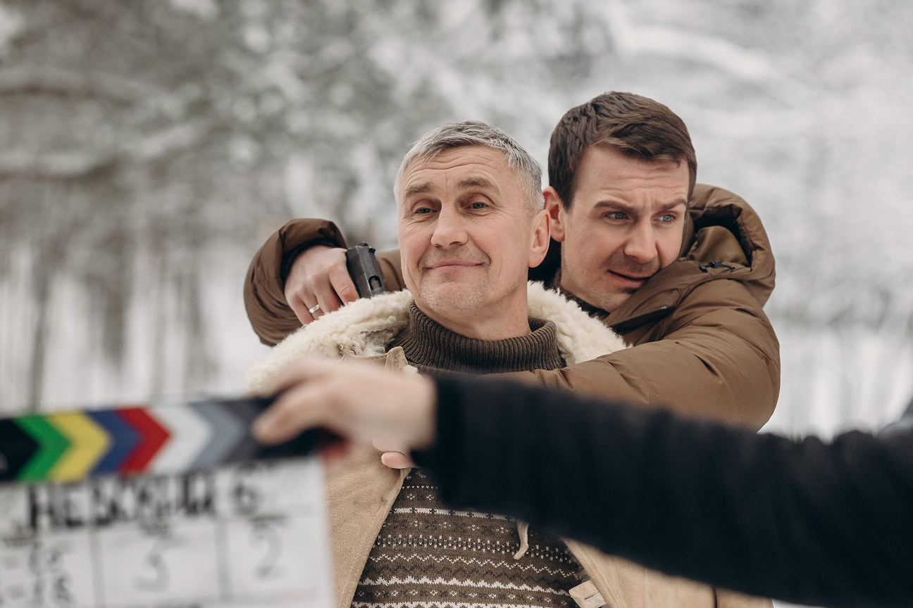 Актер Антон Васильев (справа), сериал «Невский. Расплата за справедливость» 