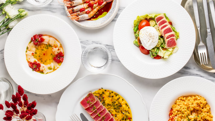 Морепродукты в Atlas Vin Bistro