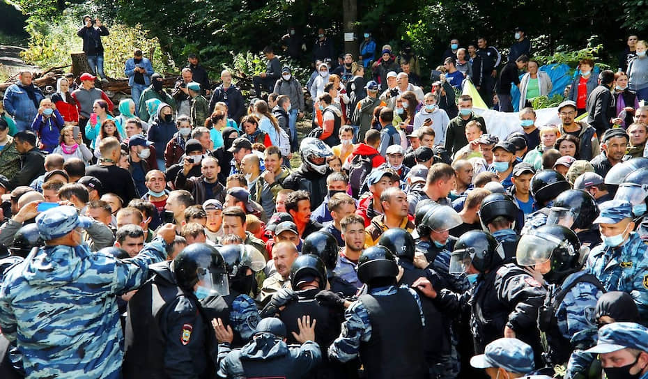 Половина задержанных на Куштау активистов арестована, другой назначены штрафы 
