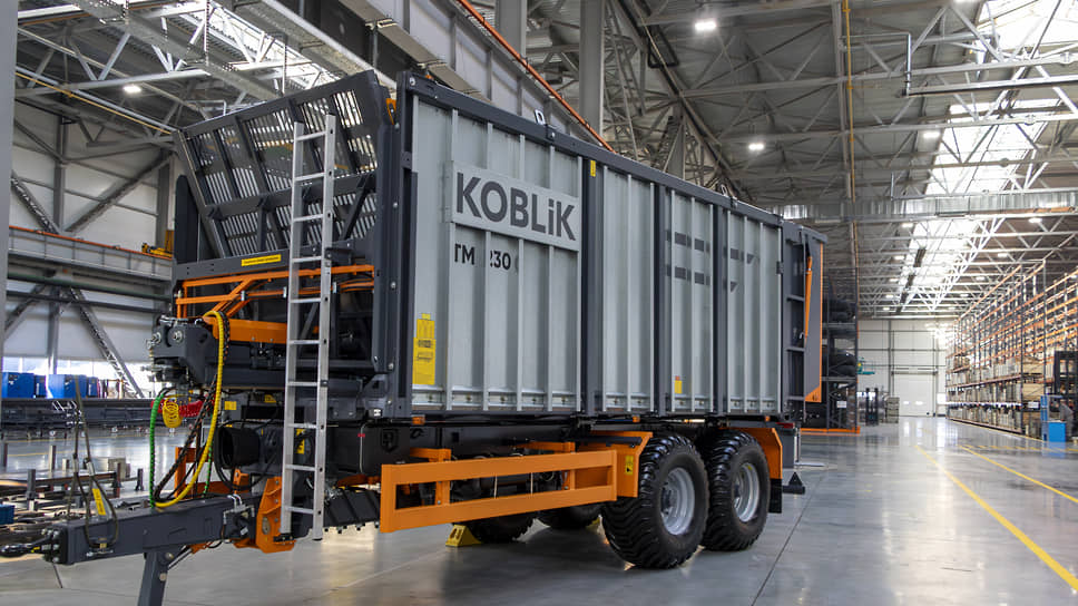Прицеп на заводе Koblik Group