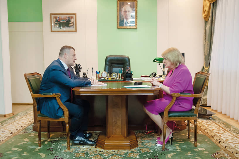Встреча губернатора Александра Никитина с заместителем министра культуры РФ Аллой Маниловой 