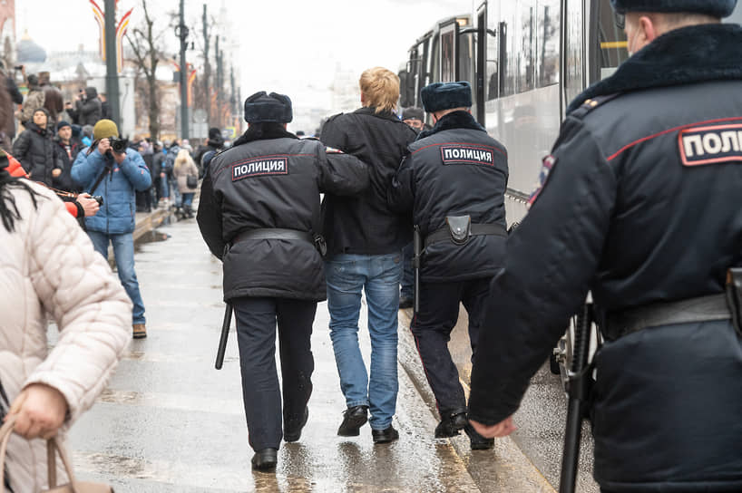 Митинг в поддержку политика Алексея Навального в Воронеже. 