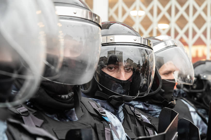 Митинг в поддержку политика Алексея Навального в Воронеже. 
