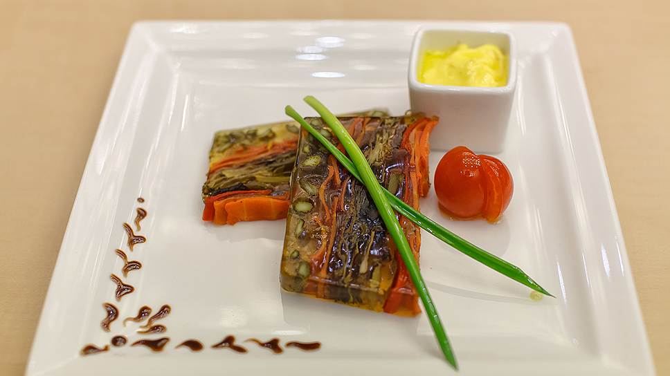 Овощной террин (ресторан Il Pesto) 