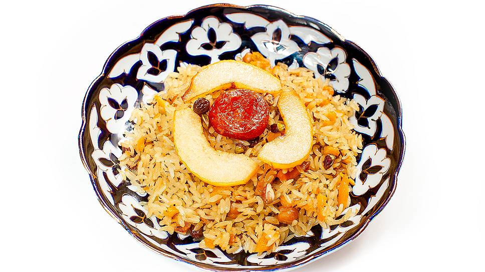 Плов постный (кафе “Бахор“) 