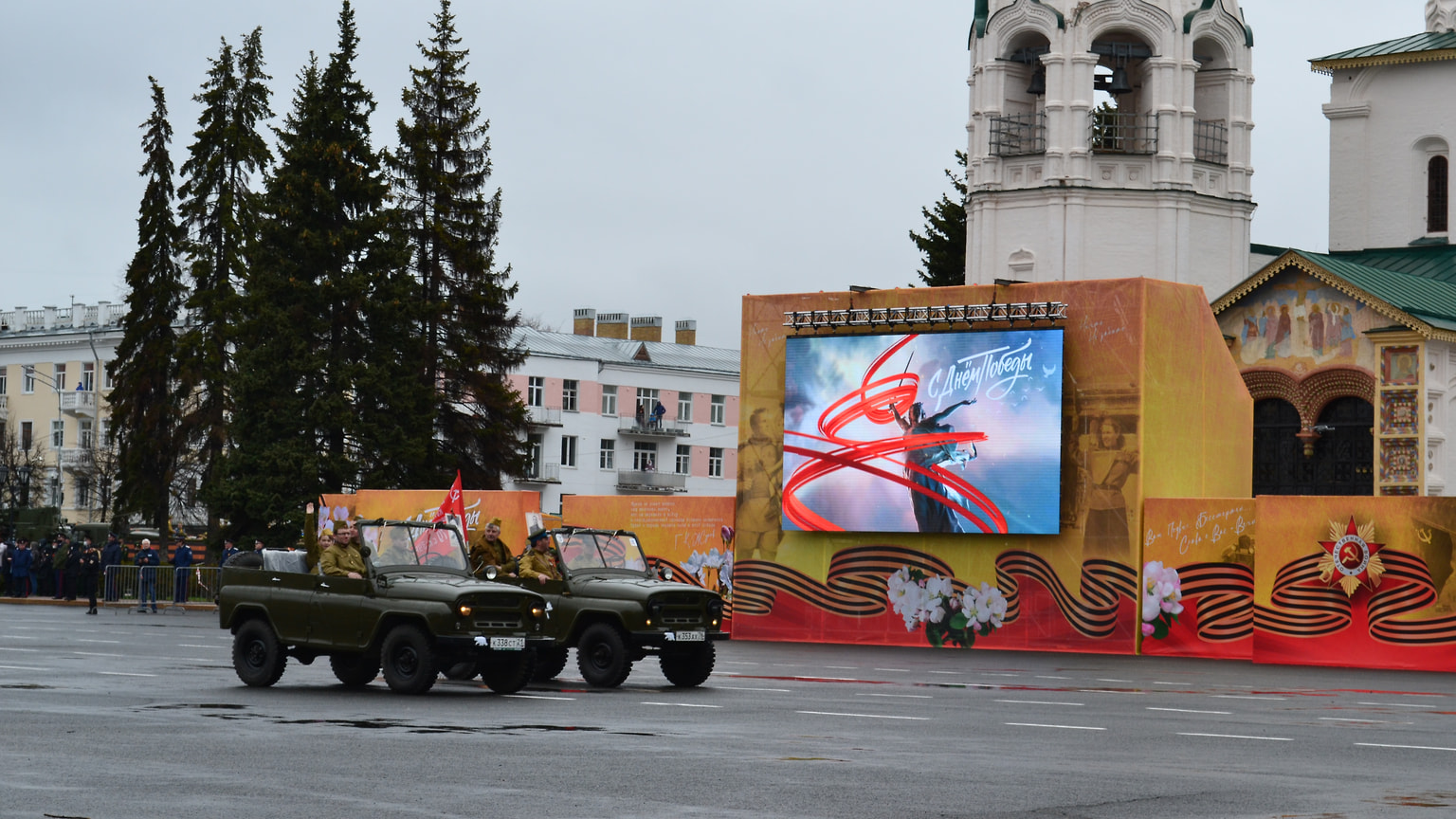 Военная техника на Параде Победы.