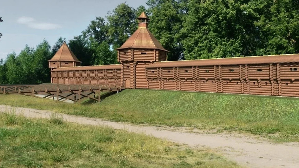 Эскиз макета Угличского кремля