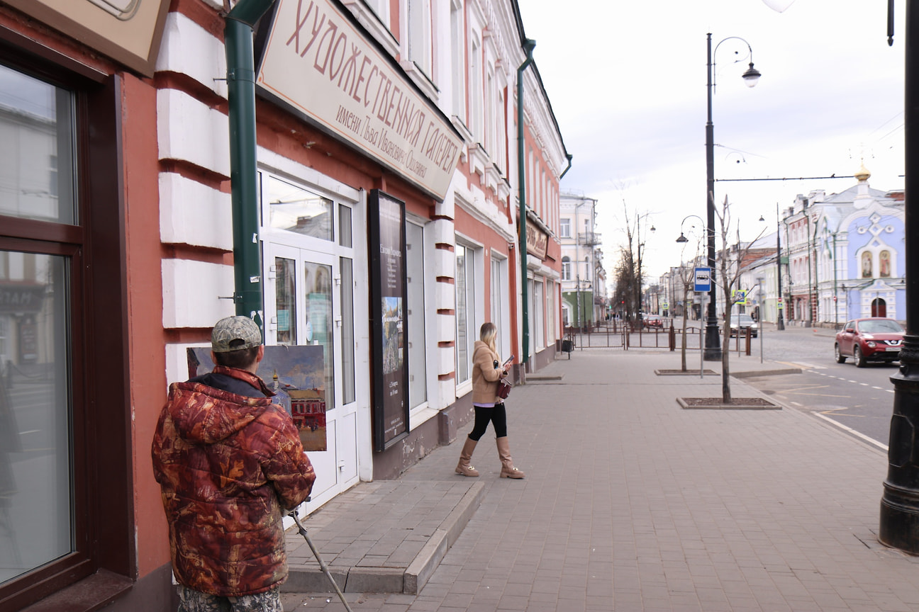 На улице Крестовой легко найти точку для пленэра