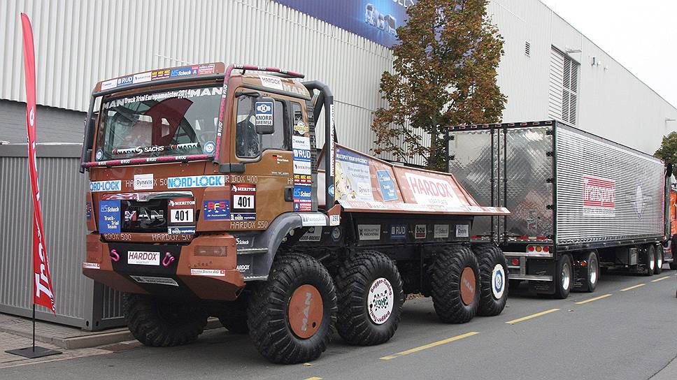 MAN Truck Trial. В России грузовой триал если не исчез, то сменил направление в сторону демонстрации возможностей военной техники по преодолению препятствий, а вот в Европе он весьма популярен и не проходит ни одного крупного мероприятия без этих монстров: они были замечены даже на Нюрбургринге.