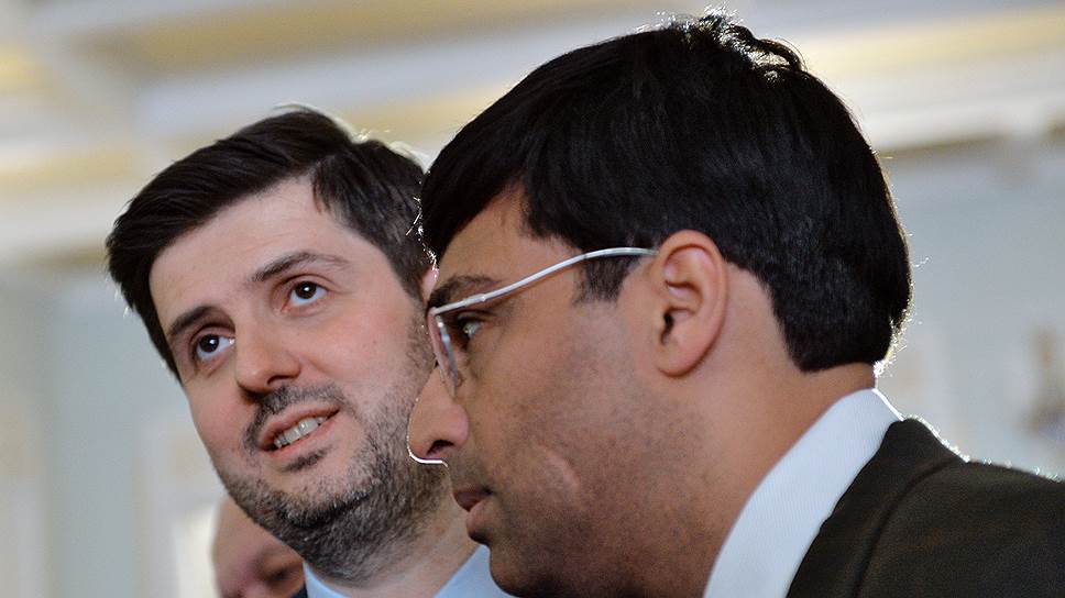 Участники Кандидатского турнира Петр Свидлер (слева) и Вишванатан Ананд