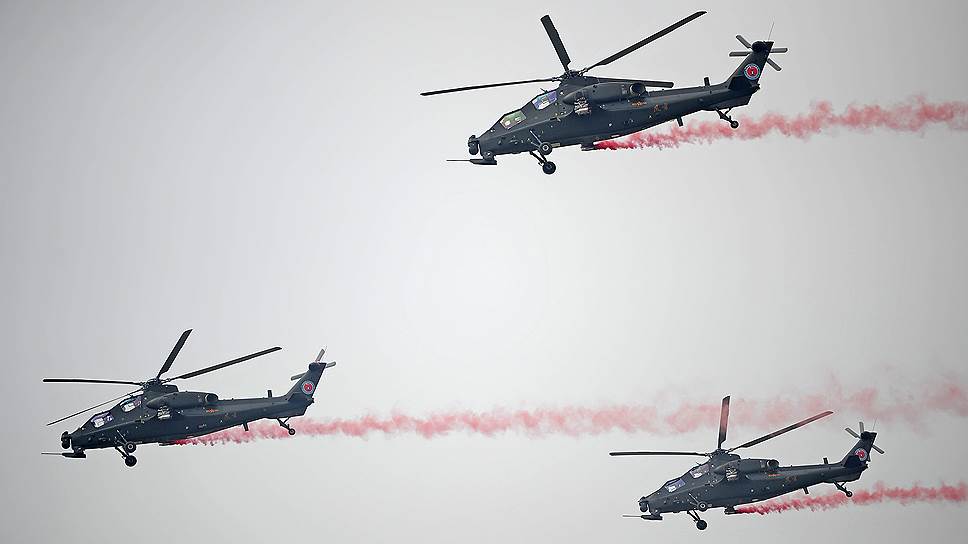 Боевые машины серии Z составляют основу вертолетного парка НОАК