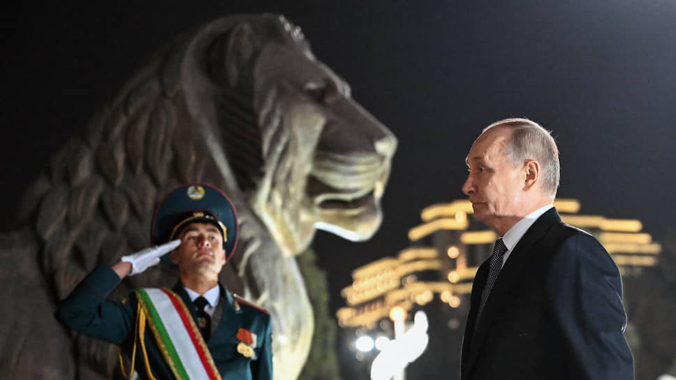 Официальный визит президента России Владимира Путина в Таджикистан