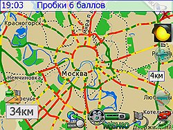«Автоспутник» использует пробочный сервис «Яндекса» 