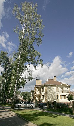 В поселке «Княжье озеро» с огромными особняками соседствуют небольшие коттеджи площадью от 200 кв. м