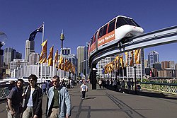 Благодаря Играм-2000 в Сиднее появилась монорельсовая дорога