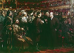 Картина «В. И. Ленин на V Всероссийском съезде Советов» 