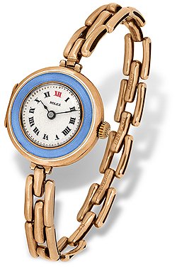 Женские часы Rolex из золота, с сертификатом хронометра, 1914