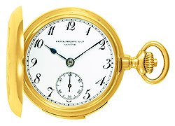 Карманные часы Patek Philippe из золота, с минутным репетиром, принадлежали Екатерине Долгорукой, княгине Юрьевской, 1909