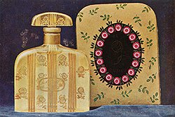 Флакон и упаковка духов "Роза Розины", 1930
