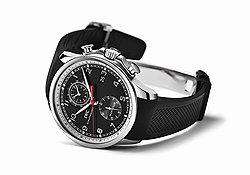 IWC Portuguese Yacht Club Chronograph Edition "Volvo Ocean Race 2011-2012": романтичный "португалец" стал более спортивным. Корпус — из титана, циферблат — угольного цвета