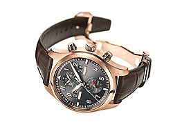 IWC, Spitfire Perpetual Calendar Digital Date-Month: ротор сделан в форме боевого британского самолета