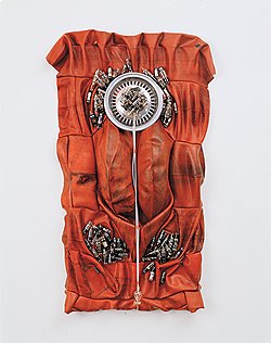 Инсталляция, кожа, металл, дерево, 1961