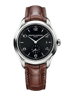Baume & Mercier, Clifton, 2013: часы с корпусом из стали диаметром 41 мм с маленькой секундной стрелкой и указателем даты