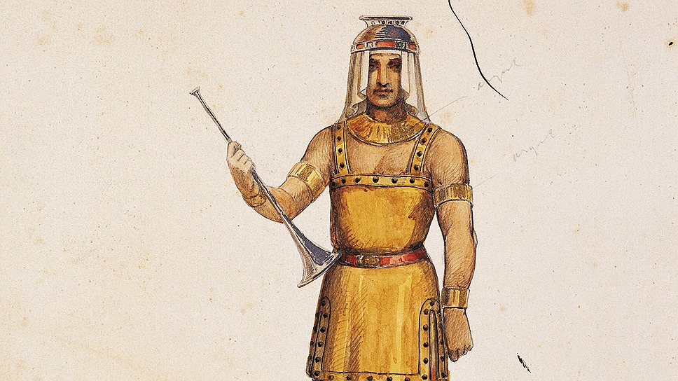 Эскиз к опере "Аида", 1871