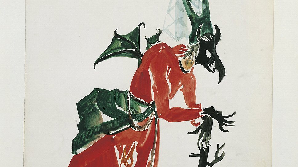 Эскиз к опере "Фальстаф", 1952