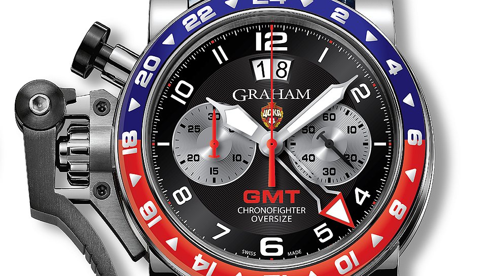 Graham, GMT Chronograph, модель, сделанная в честь столичного клуба ЦСКА